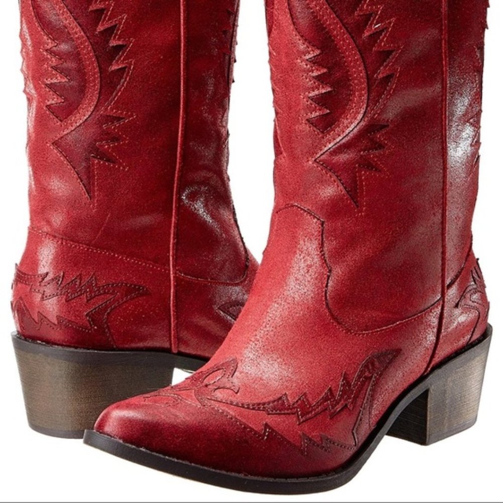 add on $33 Wine Brick Red Coconuts by Matisse Scorpion Cowboy